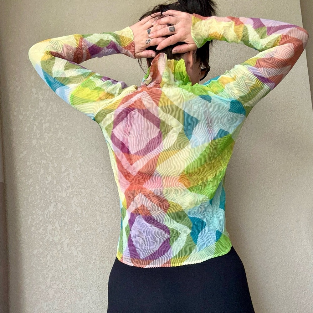 SOLD Vintage Issey Miyake Fete Collection Blouse